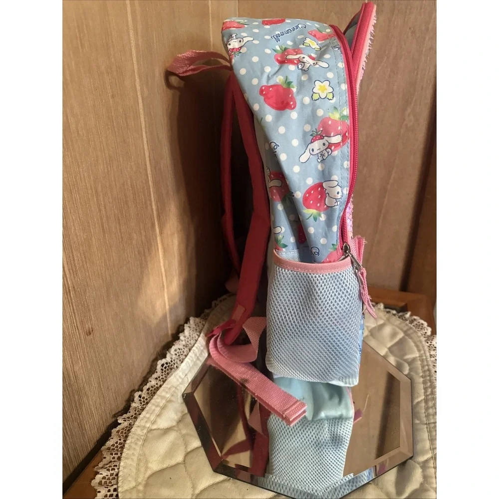 Sanrio Cinnamoroll backpack featuring a Strawberry sequin design